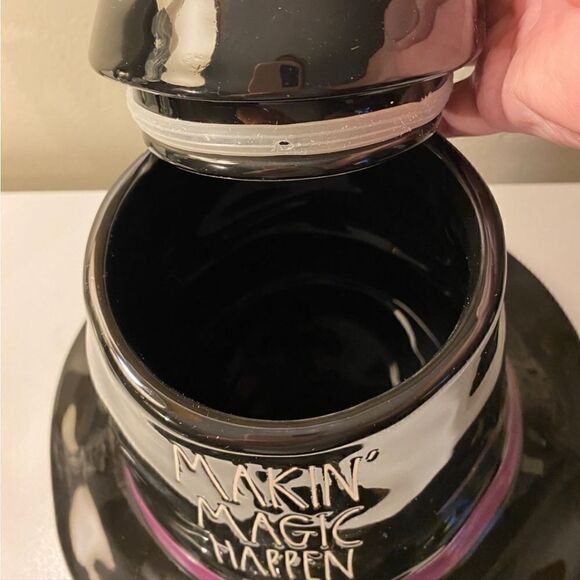 RAE DUNN 11in Makin Magic Happen Witch Hat Canister - Picture 2 of 3